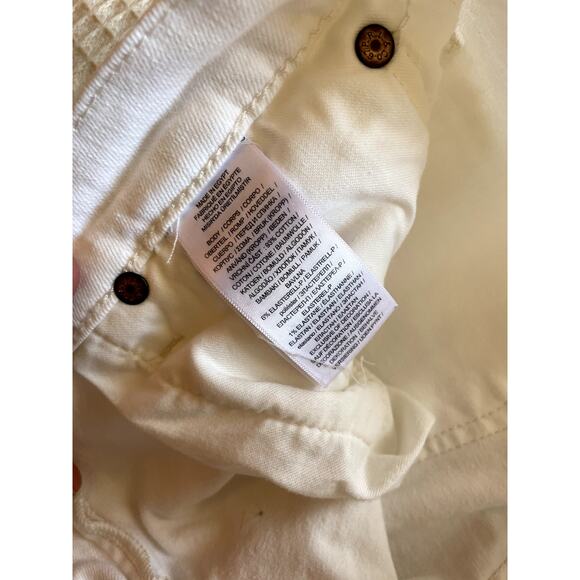 Polo Ralph Lauren Boy's The Sullivan Slim White Semi Stretch Jeans Size 18 - Picture 8 of 13